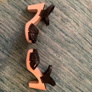 Swedish Hasbeens Skyhigh Braided Black